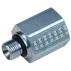Adaptador 1/8 BSP macho con junta - 1/4 BSP hembra