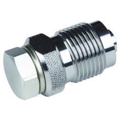 Adaptador DIN macho - tapón chequeo presión 300 bar