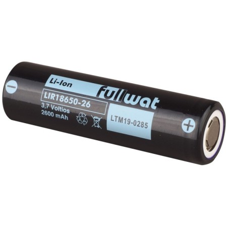 Batería 18650 Li-ion 2600 mAh 3,6V