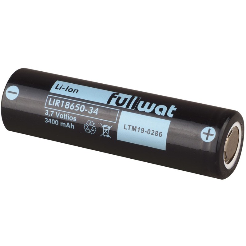 Batería 18650 Li-ion 3400 mAh 3,6V