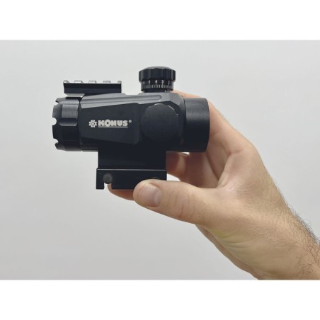 Punto rojo Konusight 1x35 - 4 retículas - Rojo/Verde Punto rojo Konusight 1x35 - 4 retículas - Rojo/Verde