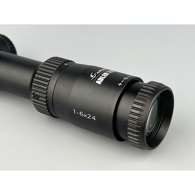 Visor ADLER 1-6x24 - 30mm - Ret. Fibra Ultra Iluminada
