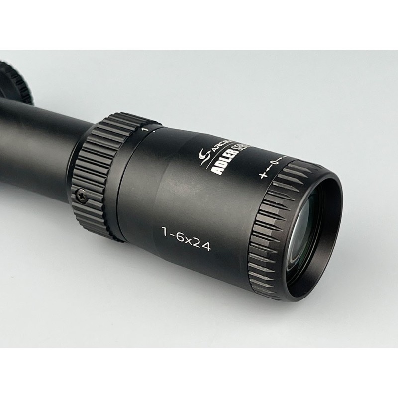 Visor ADLER 1-6x24 - 30mm - Ret. Fibra Ultra Iluminada