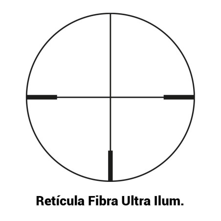 Visor ADLER 1-8x24 - 30 - 4A - Ret. Fibra Ultra Iluminada Visor ADLER 1-8x24 - 30 - 4A - Ret. Fibra Ultra Iluminada
