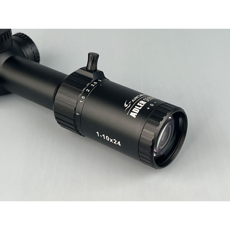 Visor ADLER 1-10x24 - 30mm - Ret. ilu. Crosshair