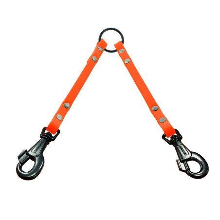 Acople plano HUNTER - 2 mosquetones